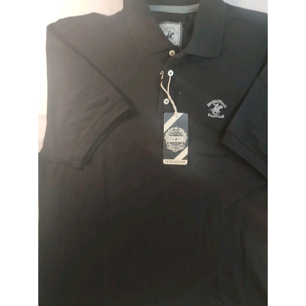 Beverly Hills Polo Club Men's Large Pullover Short Sleeve Shirt Golf /Pickleball